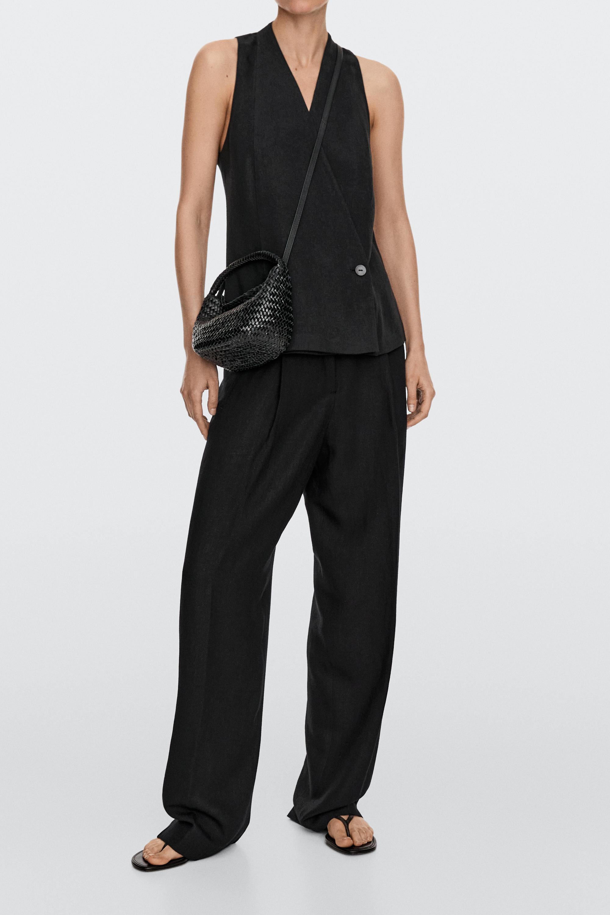 Nappa leather braided mini bag